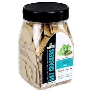 eQuia Oat Crackers Thyme 250G