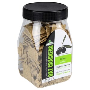 eQuia Oat Crackers Olives 250G