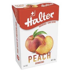 Halter Candy Peach Sugar Free 40G