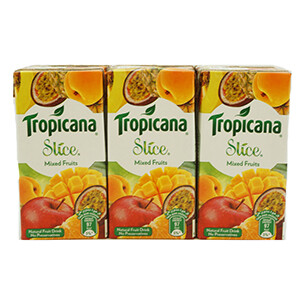 Tropicana Slice Juice Mixed Fruits 180Ml X6