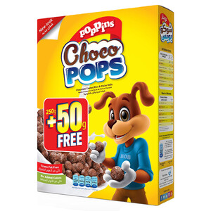 Poppins Choco Pops 250G + 50G