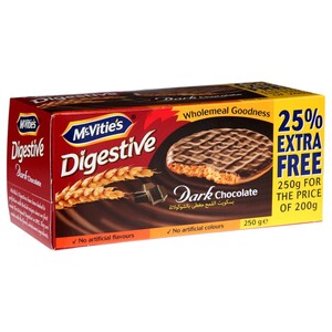 Mcvities Dark Choc Digestive +25% Extra 200G