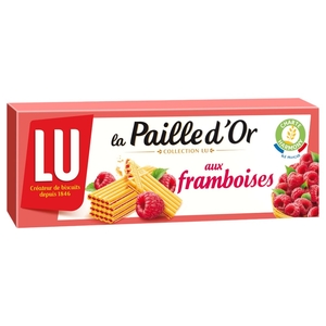 Lu La Paille D'or Aux Framboises 170G