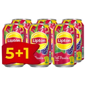 Lipton Ice Tea Red Fruits Can 320Ml 5+1 Free