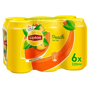 Lipton Ice Tea Peach 320Ml X 6 5+1Free