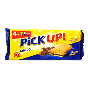 Bahlsen Pick Up Choco 28G 4+1 Free