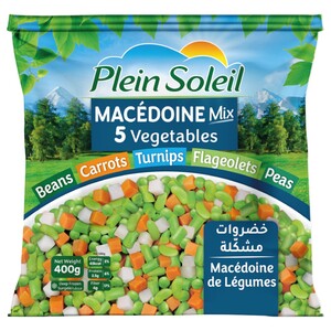 Plein Soleil Frozen Macédoine Mix 5 Vegetables 400G
