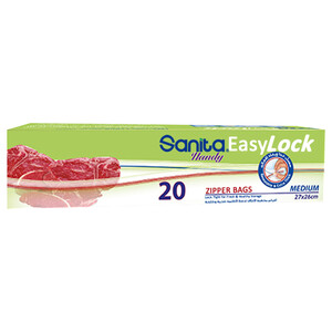 Sanita Easy Lock Zipper Bag Medium 20