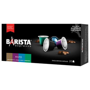 Barista Espresso Capsule Misto 20 Pieces 120G