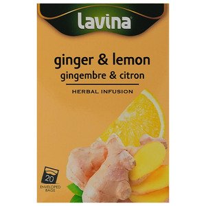 Lavina Herbal Infusion Ginger & Lemon 20 Bags