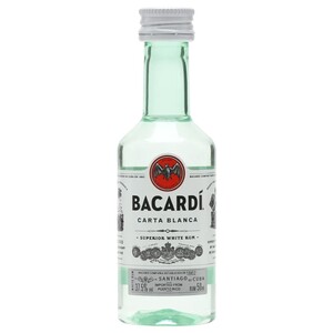 Bacardi Carta Blanca Rum 5Cl