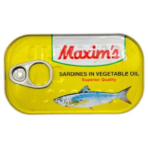 Maxim's Sardines In Vegetable Oil 125G