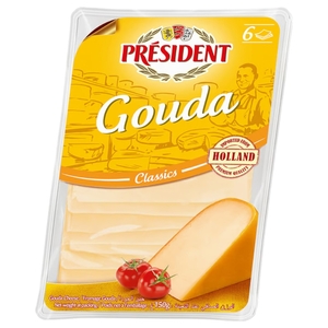 Président Gouda Sliced Cheese 150G