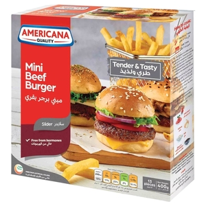Americana Frozen Mini Beef Burger 400G