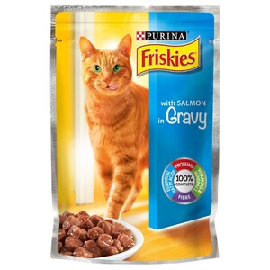 Friskies Cat Food With Salmon In Gravy 100G