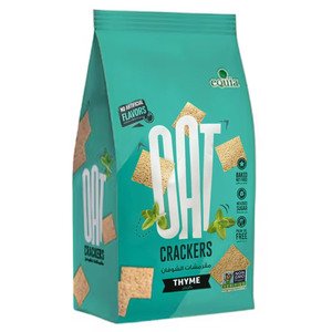 eQuia Oat Crackers With Thyme 50G