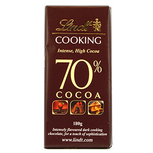 Lindt Cooking Fondant Cocoa 70% 180G