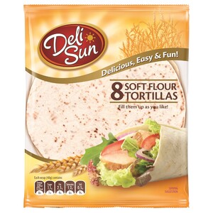 Deli Sun Soft Flour Tortillas 8 Pieces 320G