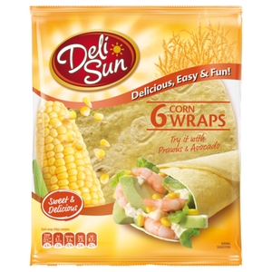 Deli Sun 6 Corn Tortillas Wraps 360G