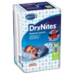 Drynites Boy Jumbo 4-7 Years 17-30Kg