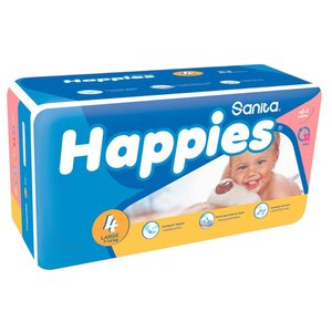 Happies Diapers Size 4 7-14Kg 48 Pieces