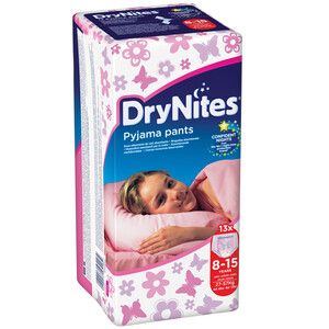Drynites Girl Jumbo 8-15 Years 27-57Kg