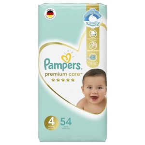 Pampers Premium Care Size 4 8-14Kg 54 Pieces