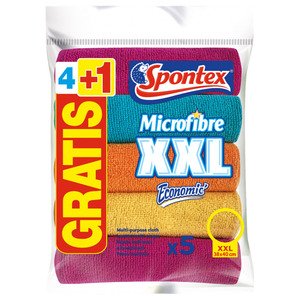 Spontex Microfibre Xxl 4+1 Free
