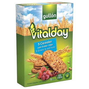 Gullón Vitalday Fruit Biscuit 6 Pieces 240G