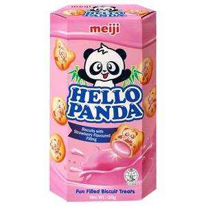 Meiji Hello Panda Biscuit Strawberry 50G