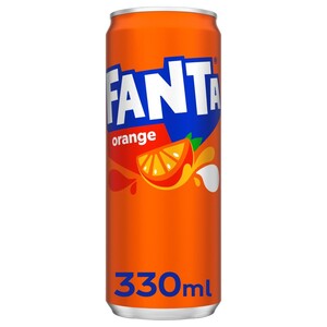 Fanta Carbonated Drink Orange Can 330Ml