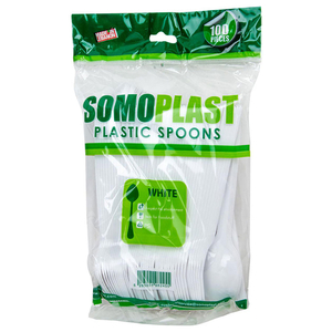 Somoplast Plastic Spoons 50Pcs