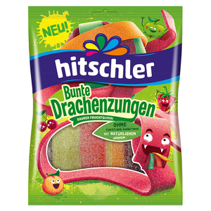 Hitschler Saure Drachenzungen Fruit Gum 125G