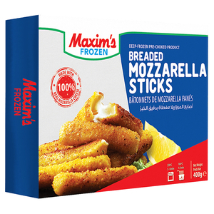 Maxim's Breaded Mozzarella Sticks 400G