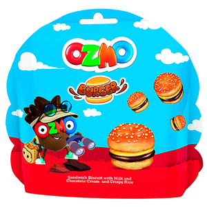 Ozmo Burger Sandwich Biscuit 40G