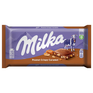 Milka Peanut Crisp Caramel 90G