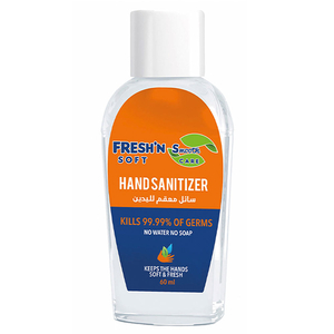 Fresh'n Soft Hand Sanitizer Unscented 60Ml