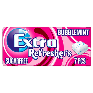 Wrigley's Extra Refreshers Bubblemint 7 Pieces 15.6G