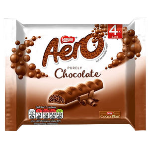 Aero Purely Chocolate 4 Pieces 108G
