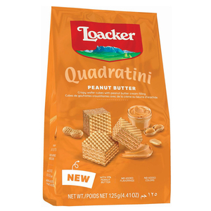 Loacker Quadratini Peanut Butter 125G