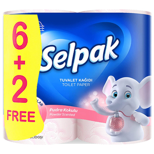 Selpak Toilet Paper 6+2