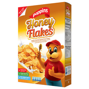 Poppins Honey Flakes 350G