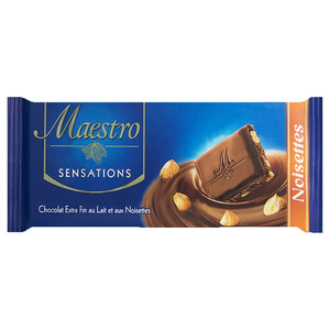 Maestro Sensations Extra Fine Milk And Hazelnut Chocolate 30G