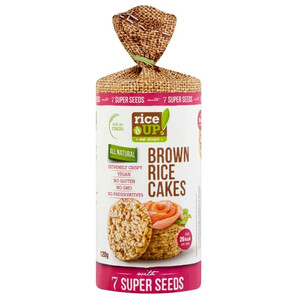 Rice Up! Brown Rice Cakes 7 Super Seeds 120G