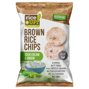 Rice Up! Brown Rice Chips Sour Cream & Onion 60G