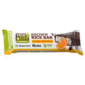 Rice Up! Brown Rice Bar Orange Chocolate 18G