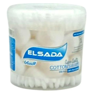 Elsada Cotton Buds Round 200 Pieces
