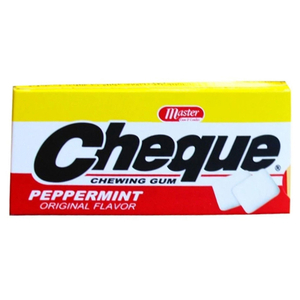 Cheque Chewing Gum Pepermint