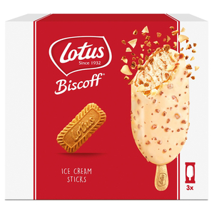 Lotus Ice Cream Biscoff 3 Pieces 90Ml