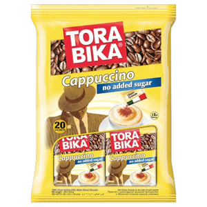 Tora Bika Cappuccino Sugar Free 12.5G X20